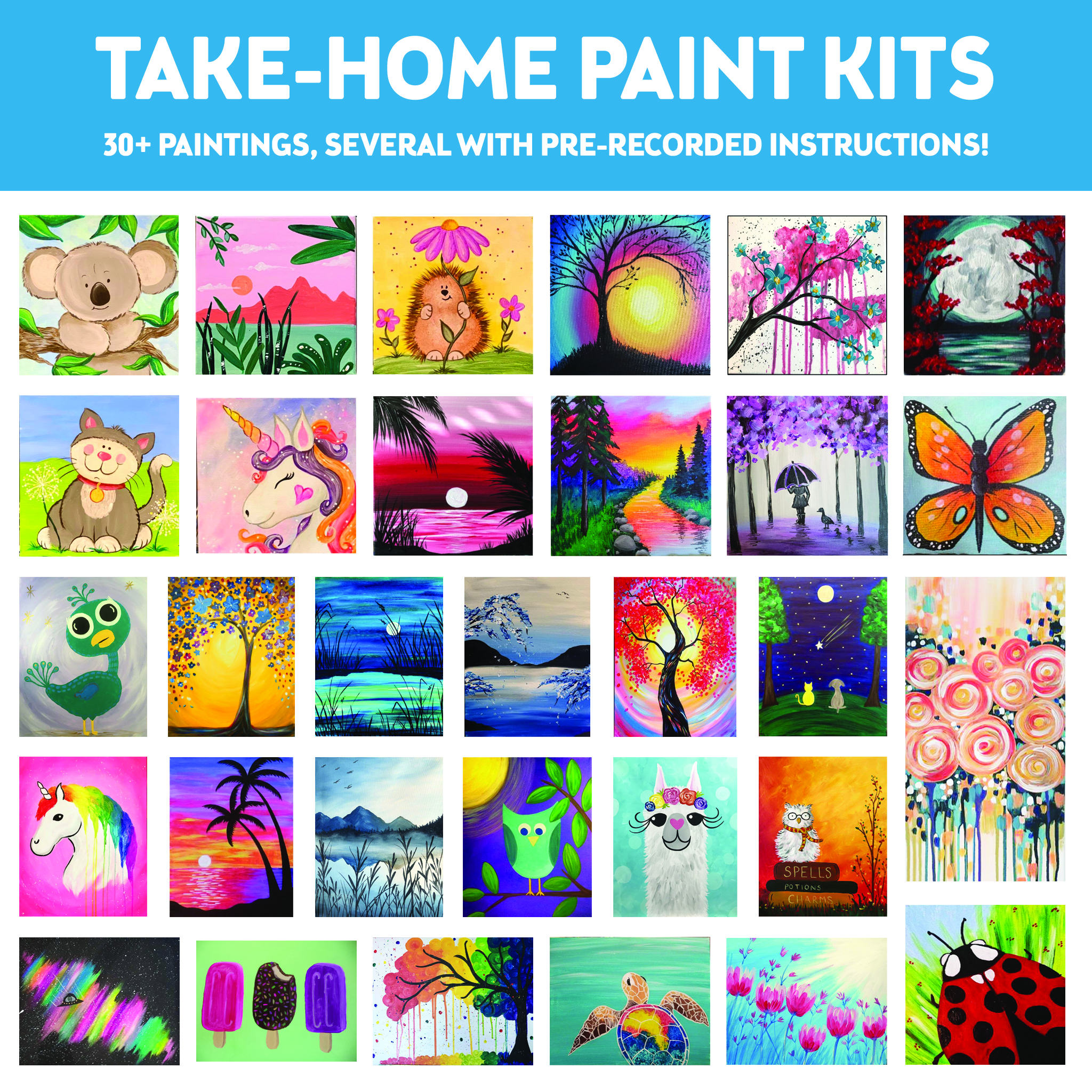 Take Home Paint Kits